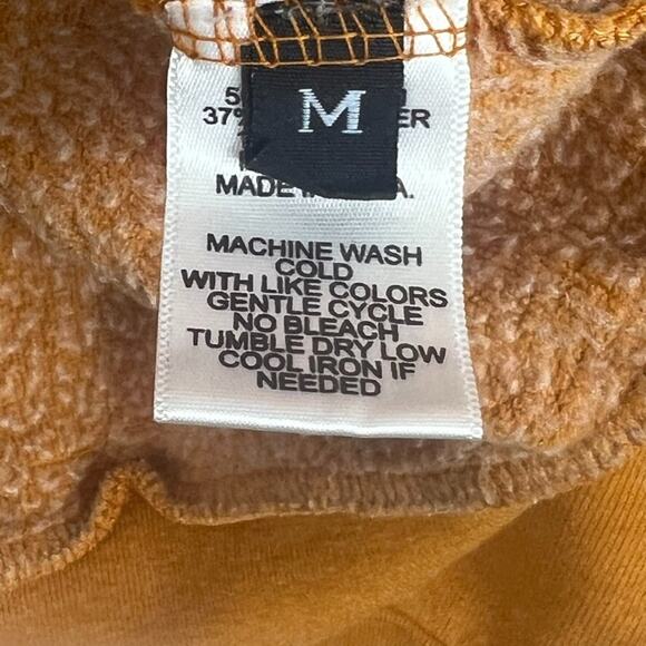 Aviator Nation Unisex Size M Hand Dyed Yellow/ Orange Sunset Sweatshirt - Picture 7 of 10